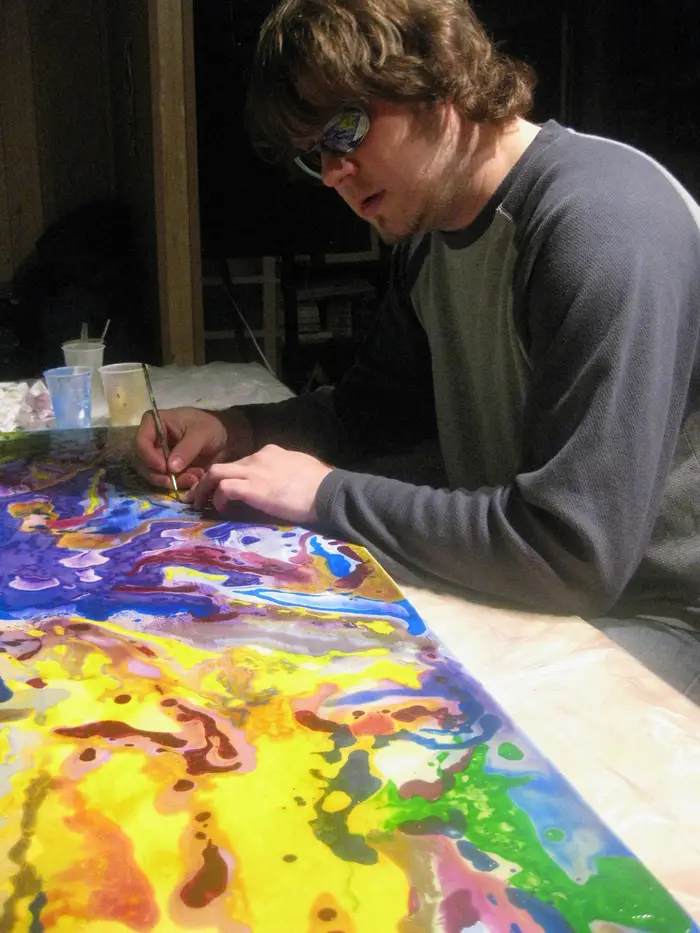 Ջոն Բրեմբլիթ. նկարելու պրոցեսը 