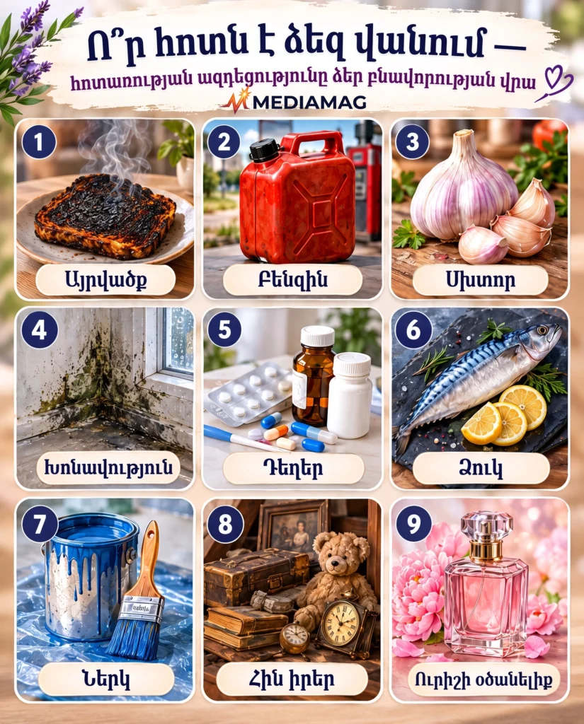 Ո՞ր հոտն է ձեզ ամենից շատ զզվանք պատճառում
